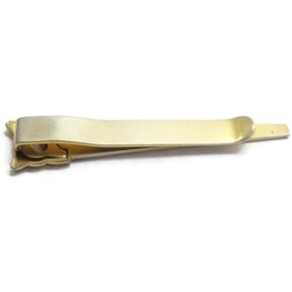 2 3/4" Hand Saw Silver Tone & Gold Tone Vintage Neck Tie Bar / Clip - Picture 7 of 13